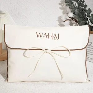 Hot Sale OEM Hign End Cotton Twill Envelope Purse Hat Clothes Packing Bag Custom Logo Printed Cotton Gift Dust Envelope Pouch